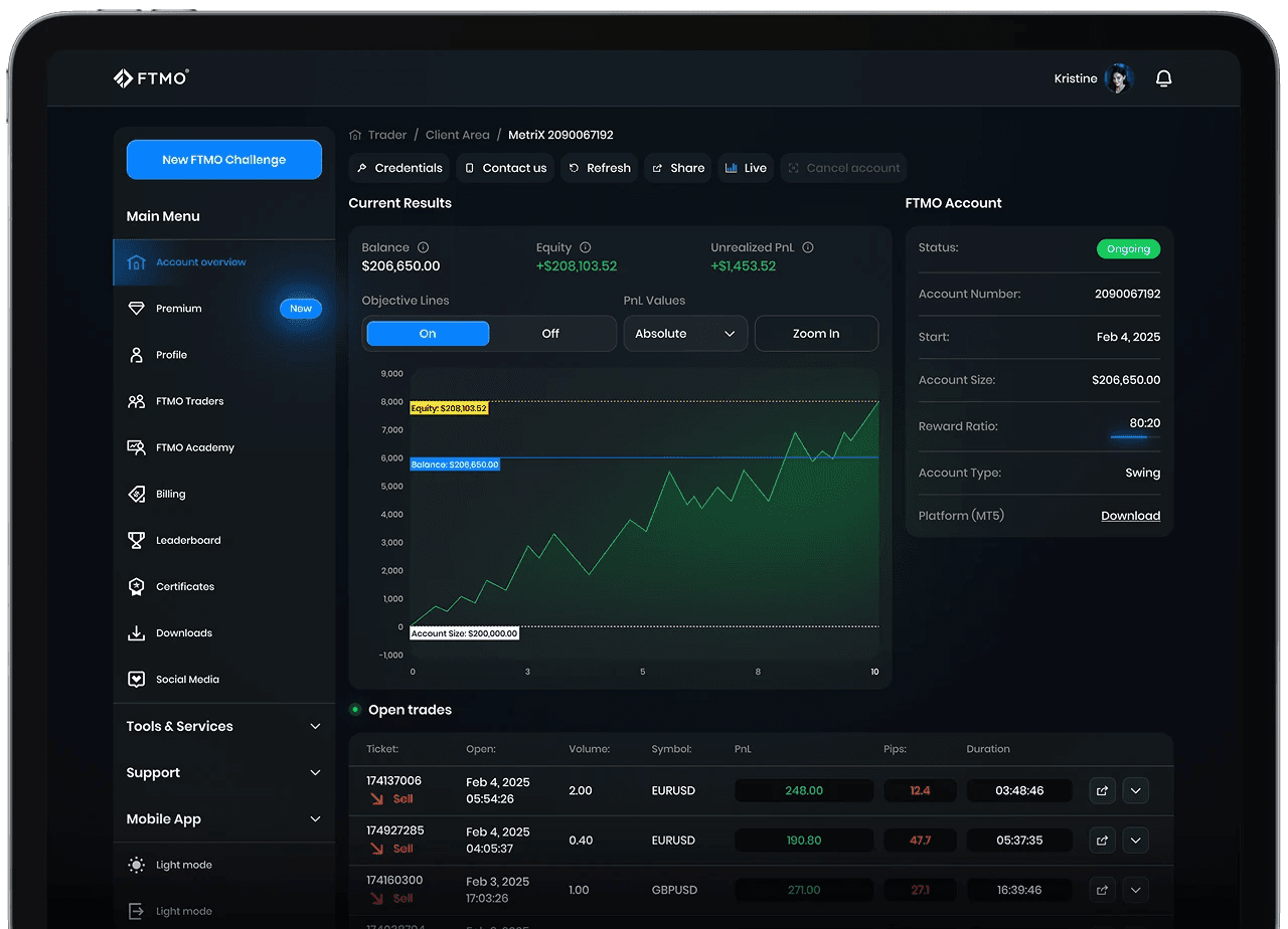 EFT Dashboard